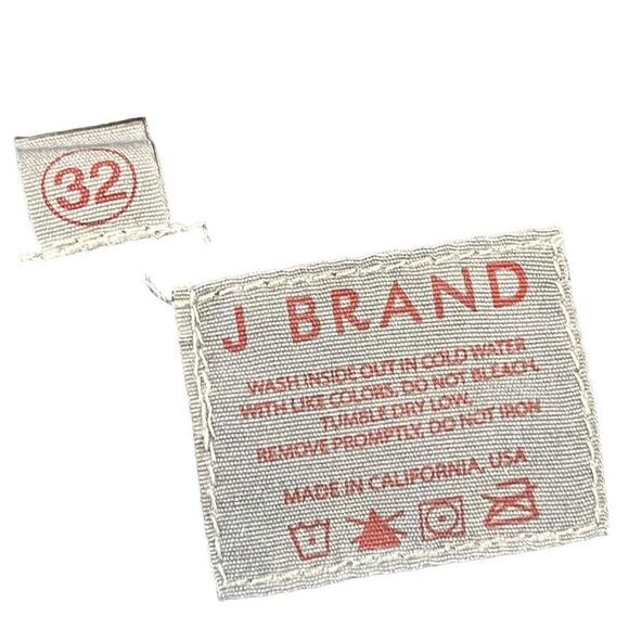 J Brand Womens OP Jett Skinny Black Zip Fly Mid Rise Stretch Jeans sz 32 x 29 - Picture 15 of 16